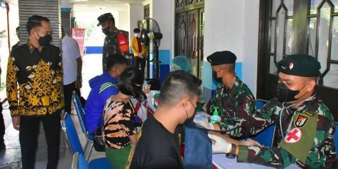 Vaksin Dosis I di Palangka Raya Mencapai 45 Persen, Fairid Naparin : Antusias Warga Sangat Tinggi