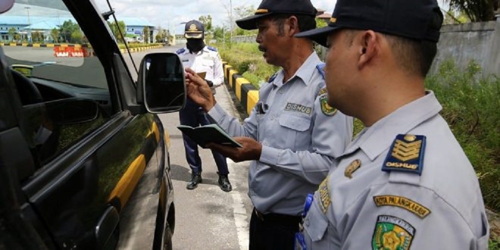 Dinas Perhubungan (Dishub) Kota Palangka Raya melakukan Uji Kelayakan Kendaraan Umum (Ramp Check) atau Kegiatan Infeksi Audit dan Pemantauan