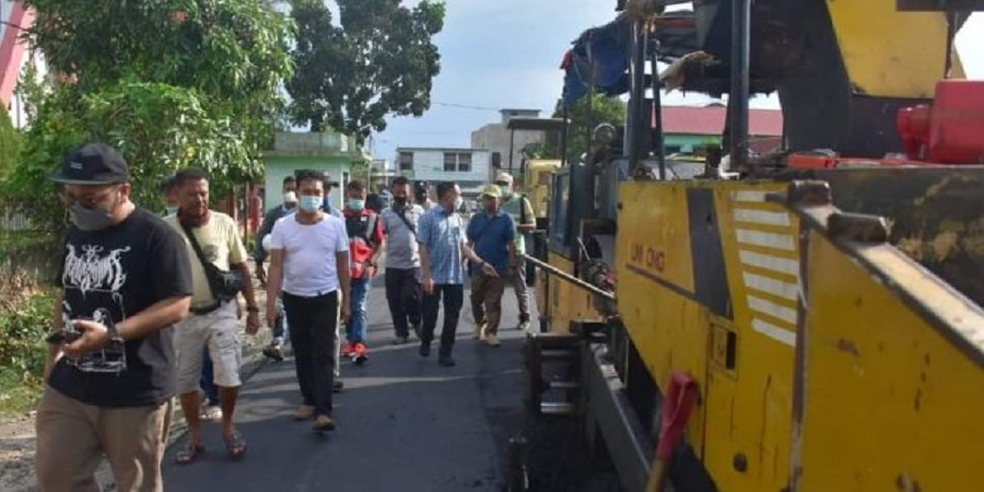 Wali Kota Palangka Raya Fairid Naparin mengatakan, pengerjaan sejumlah proyek peningkatan infrastruktur di kota setempat sejauh ini sudah berjalan
