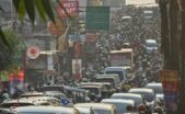 Macet di Jembatan Mampang Kota Depok. Foto : Instagram