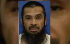 Mantan tokoh militan Jamaah Islamiyah, Encep Nurjaman alias Hambali. (CIA Handout/Guantanamo Court/Miami Herald)