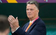 Pelatih Belanda di Piala Dunia 2022, Louis van Gaal (c) AP Photo/Natacha Pisarenko