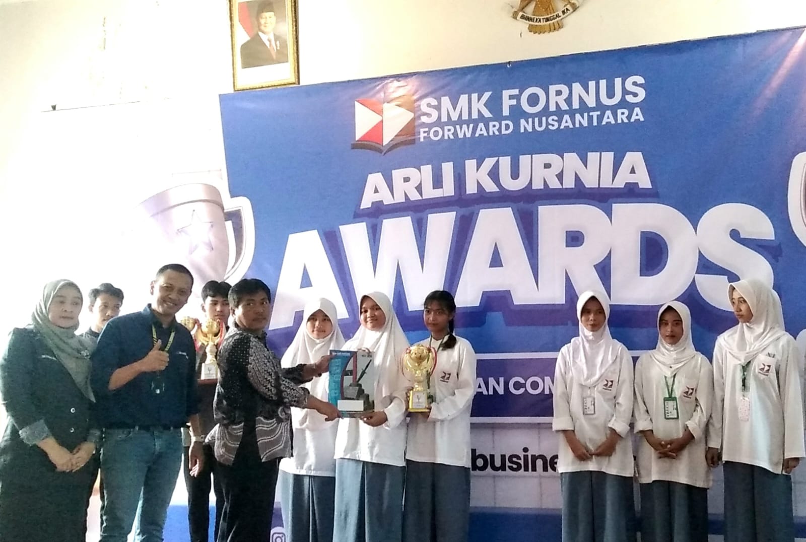 Acara Arli Kurnia Awards Business Competition, di SMK Forward Nusantara, Kota Depok, Jumat (13/2/2026). Dok: Eranasional/HO Risky Andrianto.