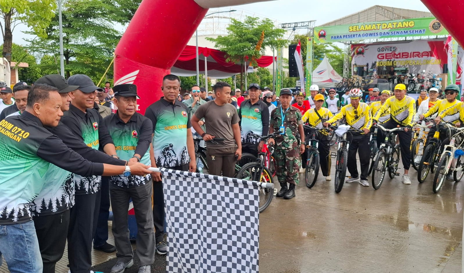 Ratusan Goweser “Serbu” TWL Pasir Kencana Kota Pekalongan