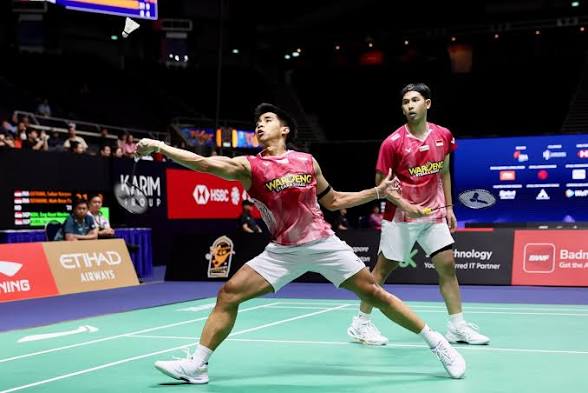 Pasangan ganda putra Sabar Karyaman Gutama/Moh Reza Pahlevi Isfahani harus tersingkir dari Singapore Open 2026, usai kandas di babak 16 besar.
