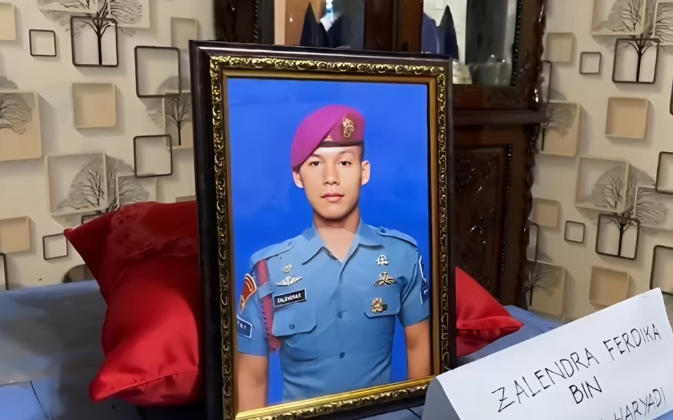 Almarhum Pratu bernama Zalendra Ferdika gugur saat mengikuti pendidikan pasukan elite Detasemen Jala Mangkara (Denjaka) TNI AL di kawasan Bumi Marinir Cilandak, Jakarta Selatan. (Foto: Dok. Keluarga).