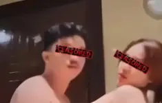 Adegan video Cut Salwa viral indehoi. (Foto: Potongan Video)
