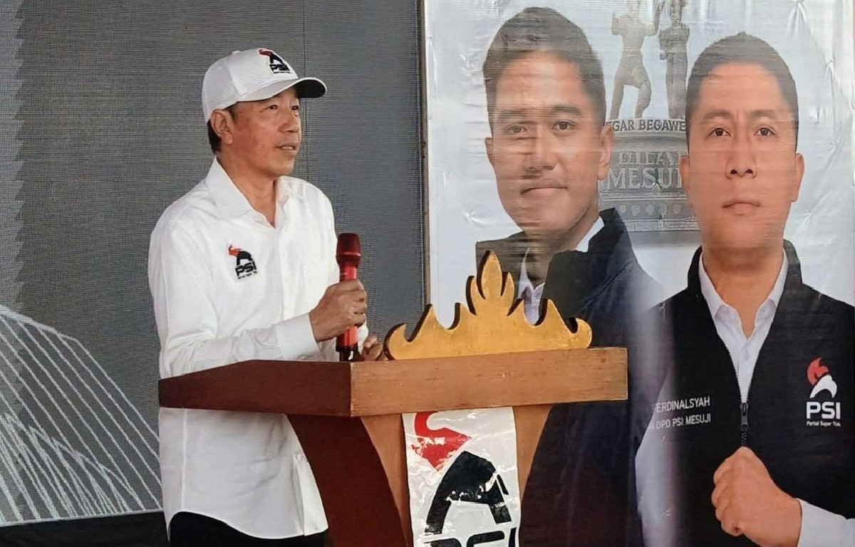 Jokowi saat safari politik di Lampung. (Foto: PSI)