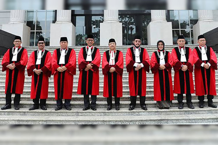 9 hakim MK dilaporkan ke MKMK. (Foto: Dok. MK)