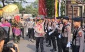 Penyambutan Kapolda Sulsel yang Baru, Irjen Pol. M. Awal Chairuddin, di Mapolda Sulsel, jumat 9 Oktober 2026. (Foto: Eranasional/Rio Anthoy)