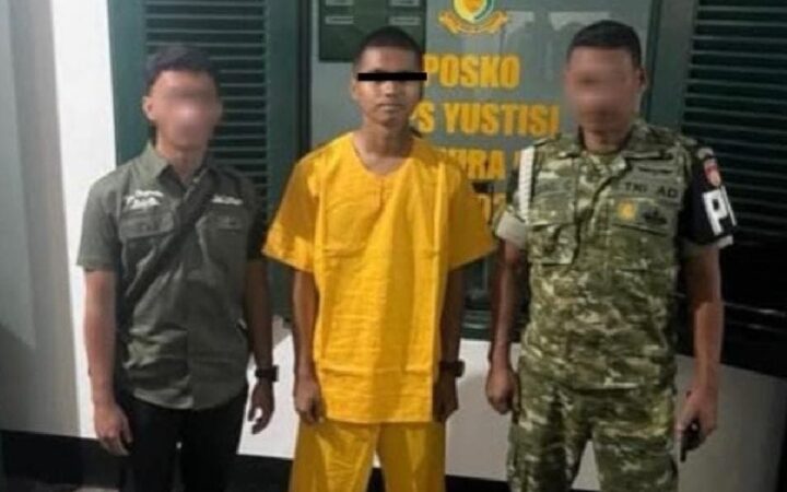Letnan Dua (Letda) Inf. AG ditetapkan sebagai tersangka dalam insiden tewasnya Letda Inf. Jihad Ahmad Al-Rasyid. (Foto: TNI AD)