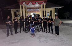 Reskrim Polres Maros tangkap maling motor yang lari ke Kabupaten Wajo. (Foto: Polres Maros)